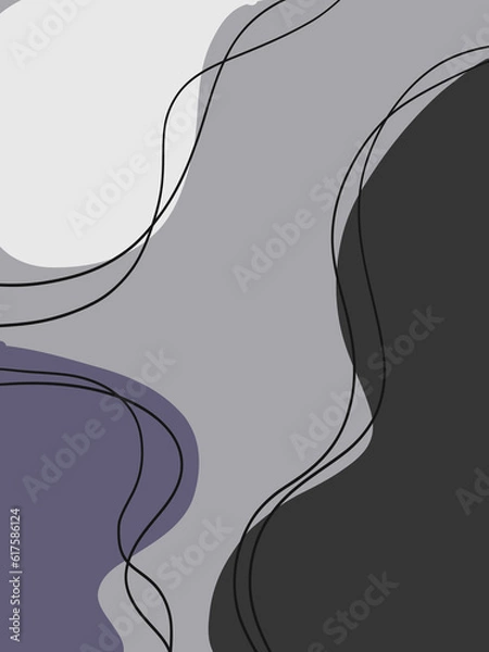 Obraz gradient shape background