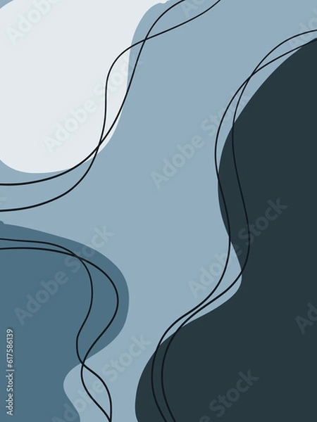 Obraz gradient shape background