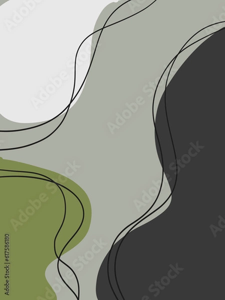 Obraz gradient shape background