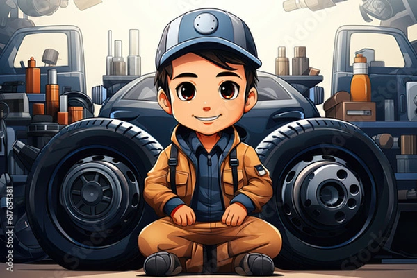 Obraz Mechanic, Generative AI