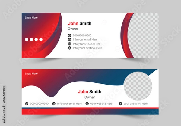 Obraz An email signature is a block of text at the end of an email which includes professional contact details and company branding.
