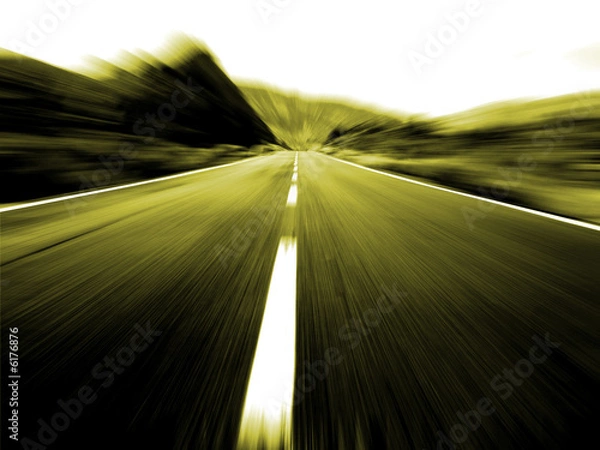 Obraz Fast driving on the highway