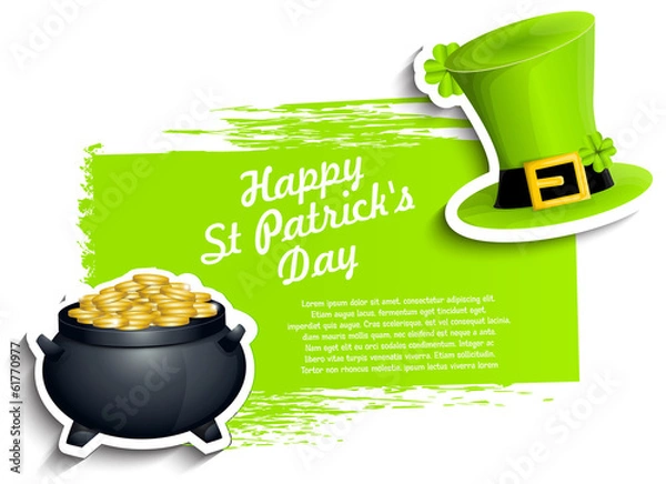 Fototapeta St.Patrick's Day background