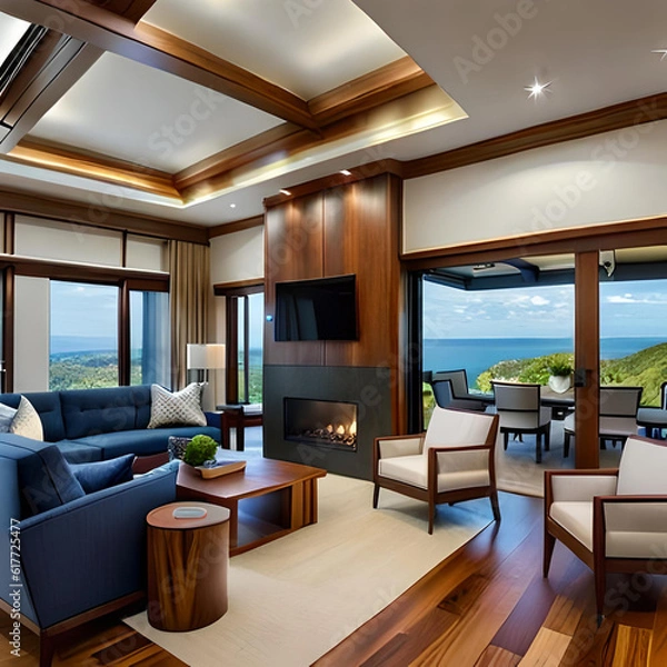 Fototapeta modern living room