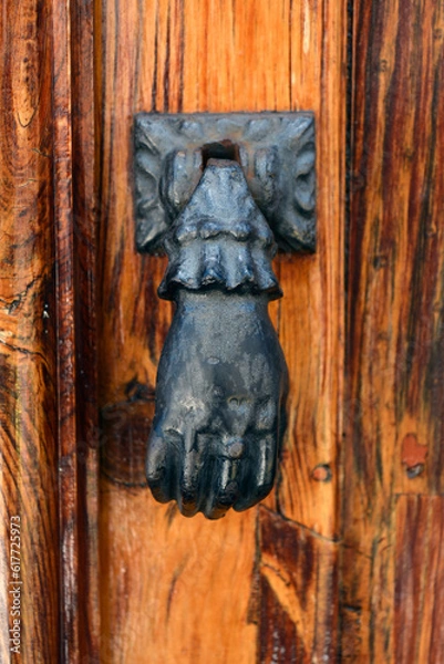 Obraz Lucky hand door knocker