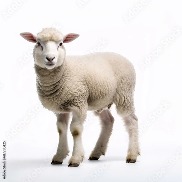 Obraz sheep and lamb isolated