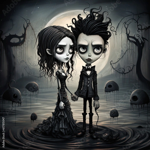 Fototapeta Goth Romance