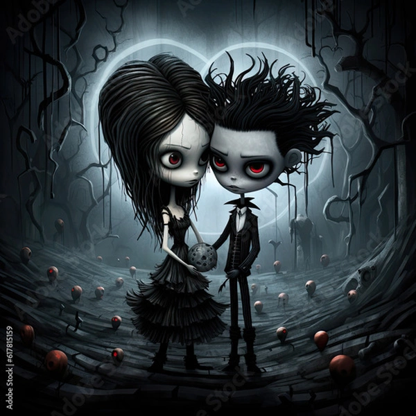 Fototapeta Goth Romance