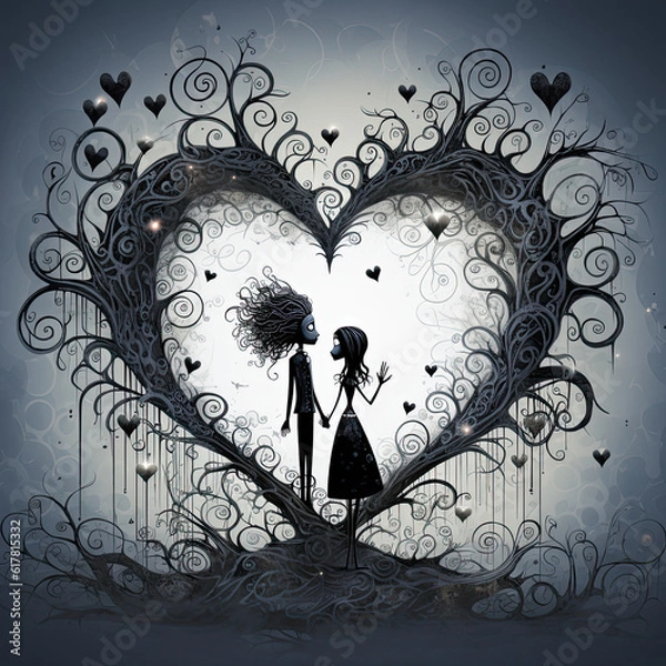 Fototapeta Goth Romance