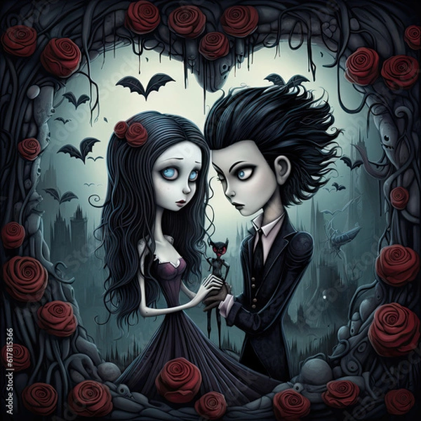 Fototapeta Goth Romance