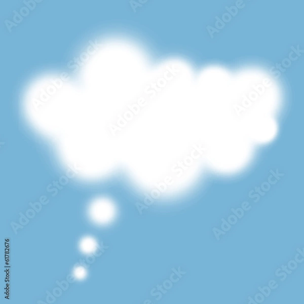 Obraz Thinking cloud