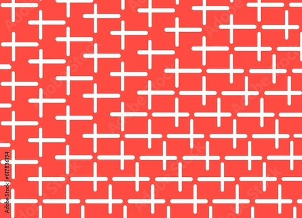 Obraz abstract shapes modern pattern background, abstract minimal line pattern background, red rose, white