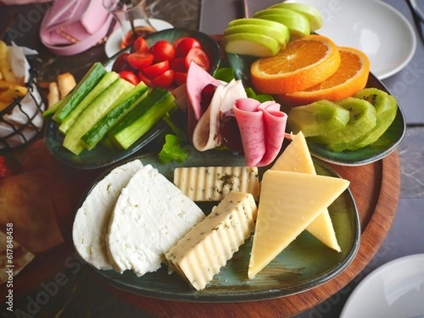 Obraz cheese and vegetables