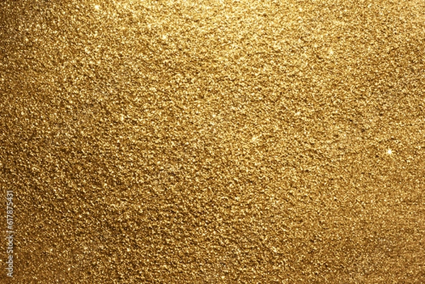 Fototapeta Golden glitter shiny texture background