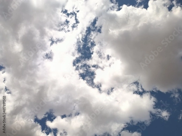 Obraz Stratocumulus are together with cumulus