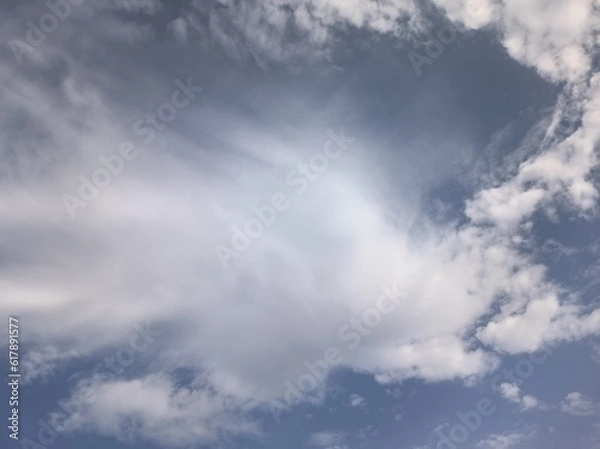 Obraz Stratocumulus in the blue sky
