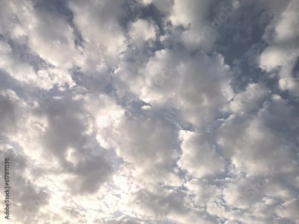 Obraz Stratocumulus large cotton clouds in the sky