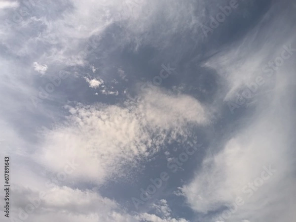 Obraz Thin whitish mass in the sky