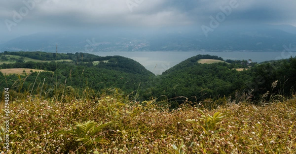 Obraz Hills and river 