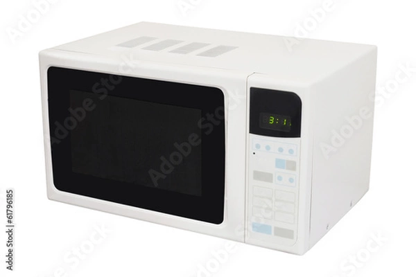 Fototapeta microwave oven isolated