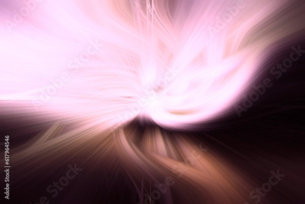 Fototapeta twirl effect abstract background with flowers