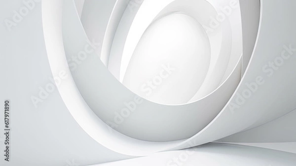Fototapeta smooth white background, abstract gradient