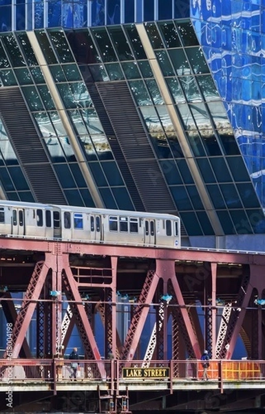 Fototapeta bridge over the river