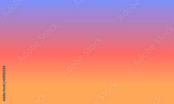 Obraz Vector warm sunset gradient background
