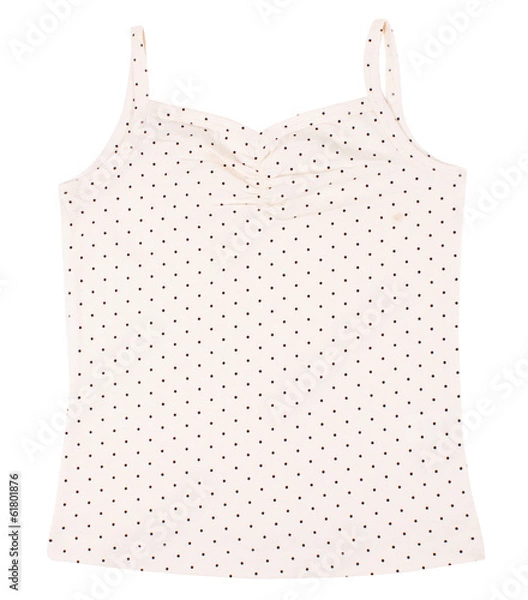 Fototapeta Women's shirt isolated on a white