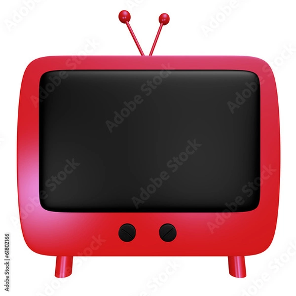 Obraz Red Cartoon TV