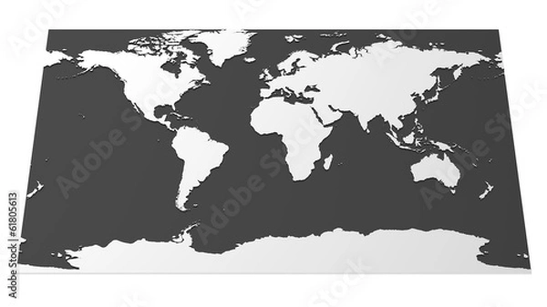 Obraz Hi-Tech World Map