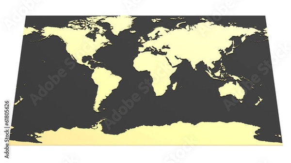 Obraz Hi-Tech World Map