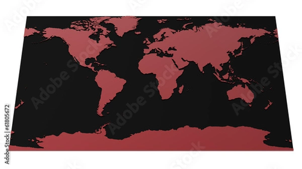 Obraz Hi-Tech World Map