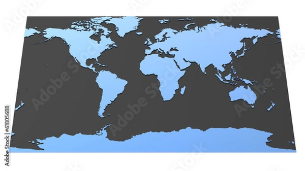 Obraz Hi-Tech World Map