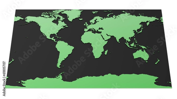 Obraz Hi-Tech World Map