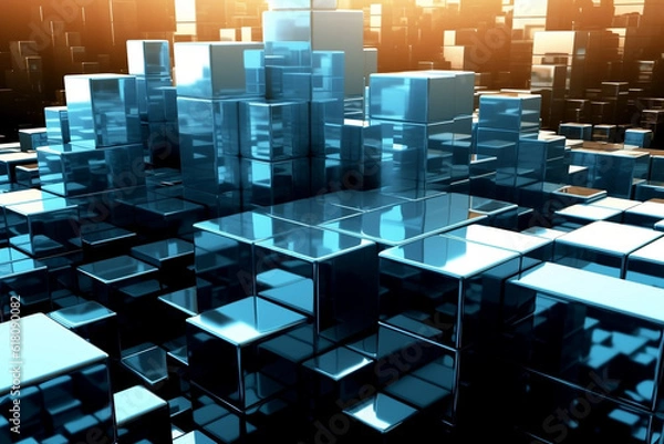 Obraz 3D Abstract Business Background