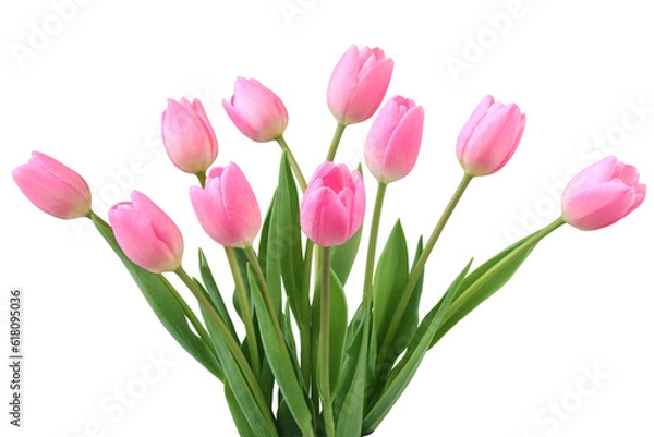 Obraz チューリップの花束