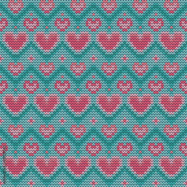 Fototapeta Beautiful seamless vector pattern design for decorative, wallpaper, wrapping paper, fabric, backdrop, shirt, tablecloths, clothes, blankets and other.