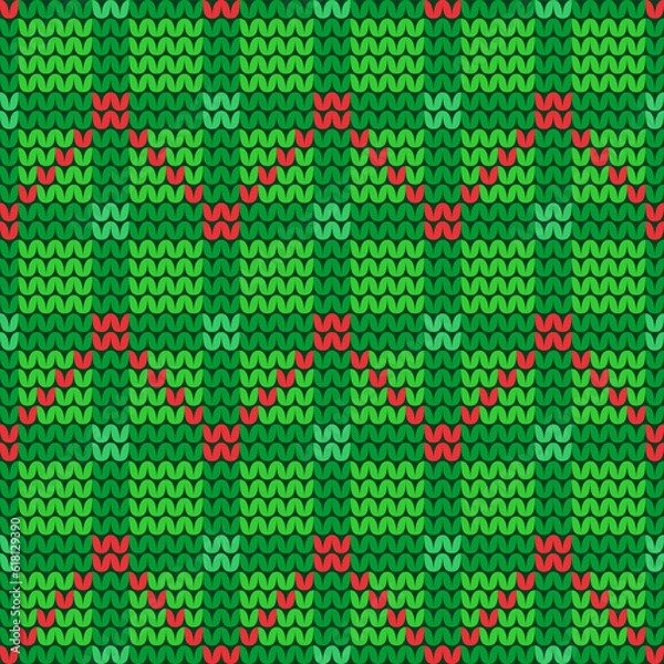 Fototapeta Beautiful seamless vector pattern design for decorative, wallpaper, wrapping paper, fabric, backdrop, shirt, tablecloths, clothes, blankets and other.