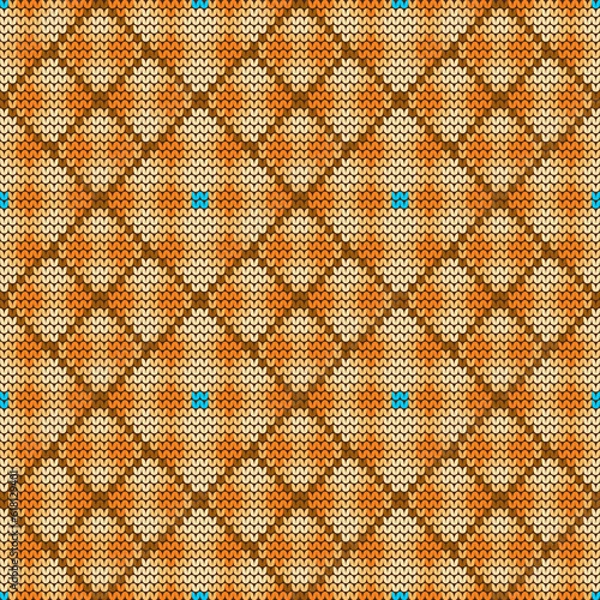 Fototapeta Beautiful seamless vector pattern design for decorative, wallpaper, wrapping paper, fabric, backdrop, shirt, tablecloths, clothes, blankets and other.
