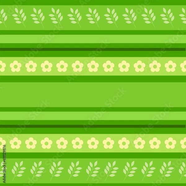 Fototapeta Beautiful seamless vector pattern design for decorative, wallpaper, wrapping paper, fabric, backdrop, shirt, tablecloths, clothes, blankets and other.