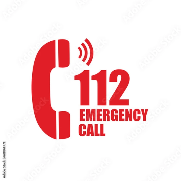 Fototapeta 112 emergency call	

