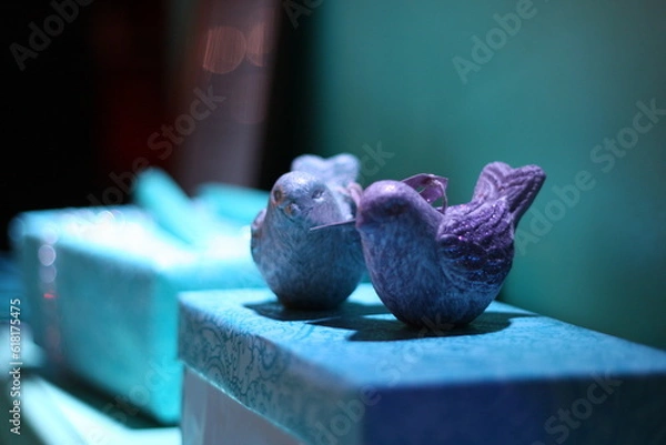 Obraz blue and purple