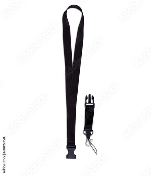 Obraz Lanyard black color 