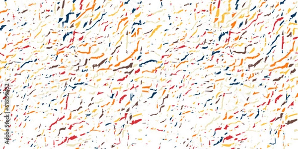 Fototapeta Festive color ribbon confetti background. Abstract frame confetti texture for holiday, postcard, poster, website, carnivals, birthday and children's parties. Cover confetti mock-up. Wedding card