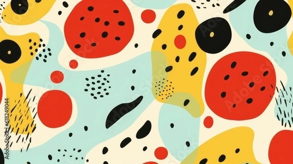 Fototapeta Abstract Art of Fruits Graphic Wallpaper