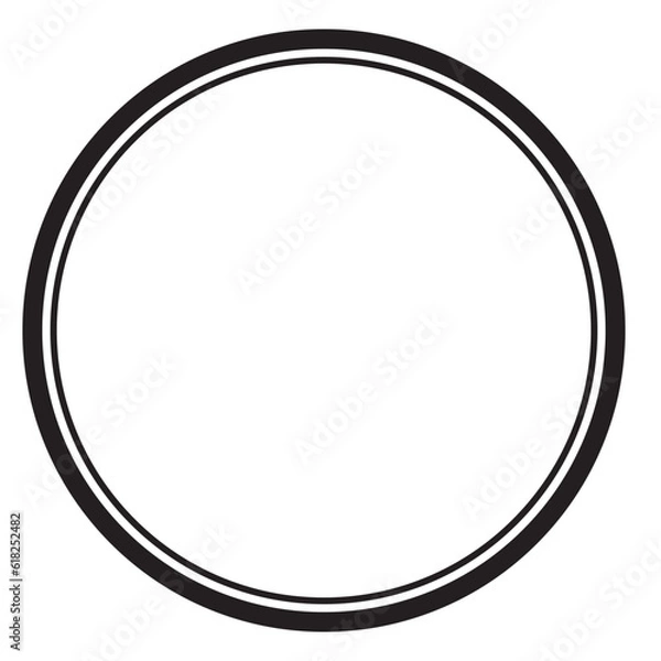 Fototapeta Frame line logo element