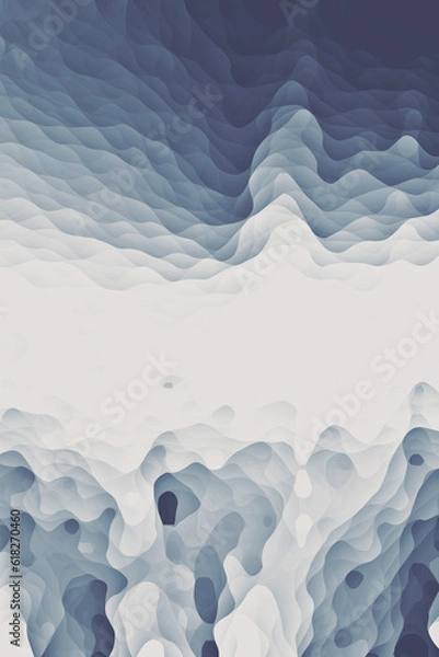 Fototapeta blue background with 3D effect