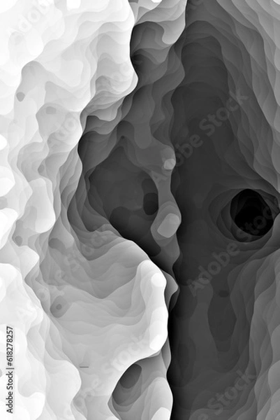 Fototapeta monochrome background with 3D effect
