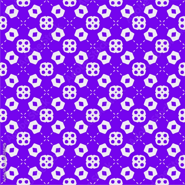 Fototapeta Abstract ethnic rug ornamental seamless pattern. Perfect for fashion, textile design, cute themed fabric, on wall paper, wrapping paper and home decor. 